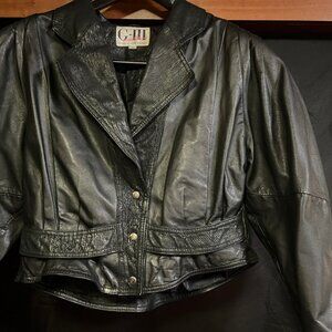 Women’s vintage leather jacket
